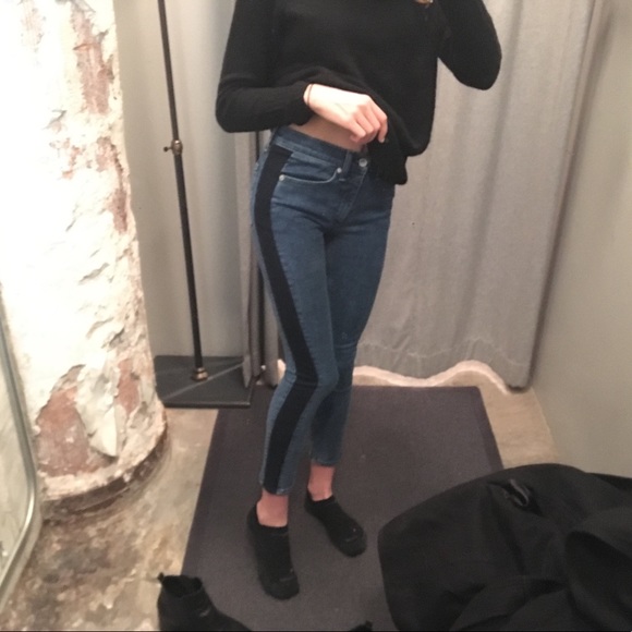 rag and bone mazie jean with side stripe - Picture 5 of 5